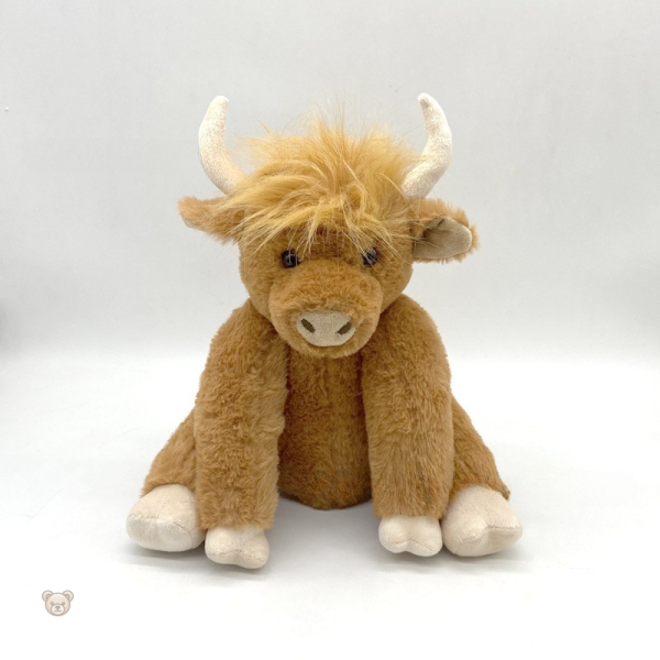 peluche-vache-highland-marron-1 Peluche vache marron douce et câline pour les enfants