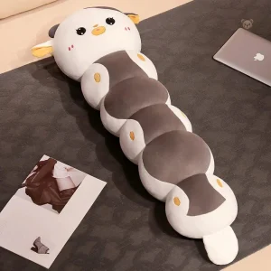 Peluche vache longue à câlins douce et réconfortante