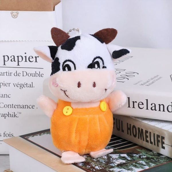 Vache en peluche douce, accessoire mignon