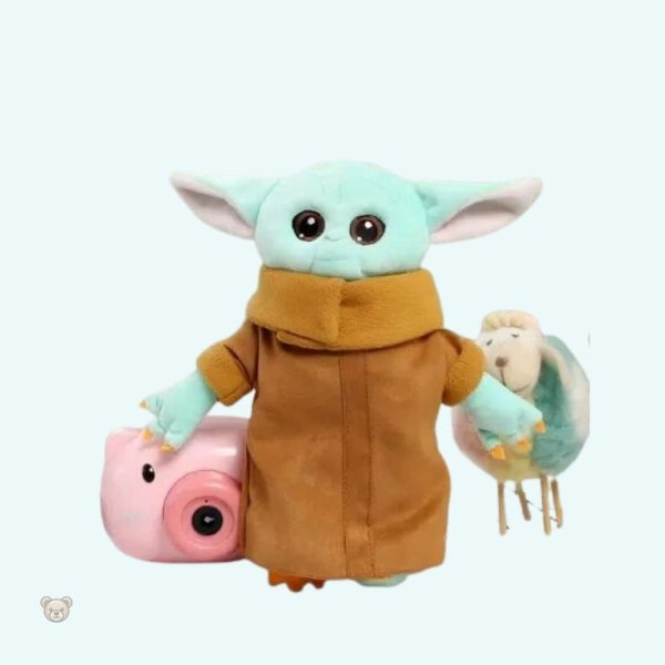 peluche-yoda-petit-robe-1 Peluche Yoda avec petite robe pour les fans de Star Wars