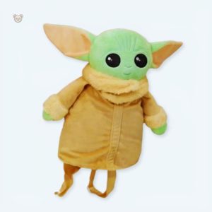 Peluche Yoda sac à dos doux vert pour enfants