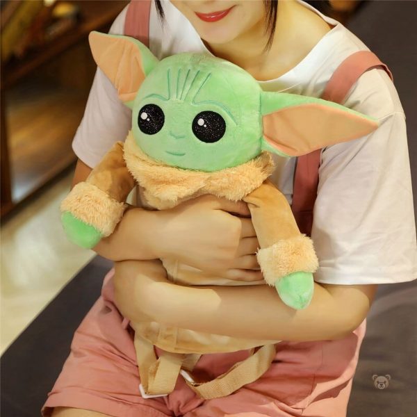 Peluche verte Yoda, accessoire enfant Star Wars