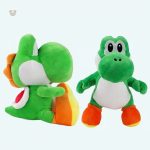 Peluche douce Yoshi Mario verte pour enfants