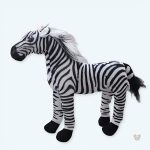 Peluche zèbre doux pour chambre d'enfant, décoration safari