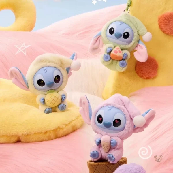 Labubu Stitch avec un look stylé et amusant