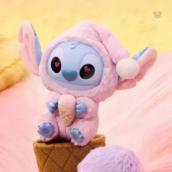 Stitch Labubu en tenue originale et ludique