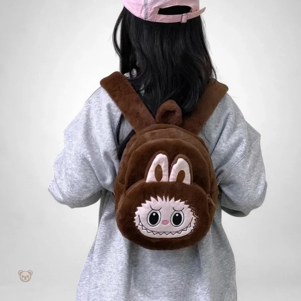 Sac à dos Labubu en peluche, parfait pour les enfants