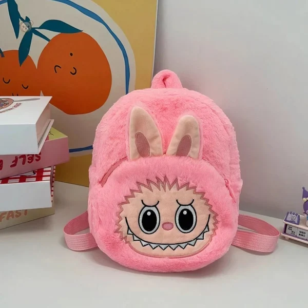 Sac à dos en peluche doux Labubu pour un look amusant