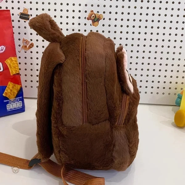Sac à dos Labubu en peluche, compagnon de jeu idéal
