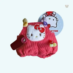 Salopette kawaii peluche mignonne type Labubu