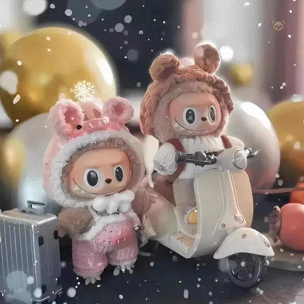 Accessoire scooter pour peluche mignonne Labubu