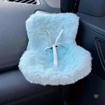 Siège auto peluche Labubu, parfait pour voyages en famille