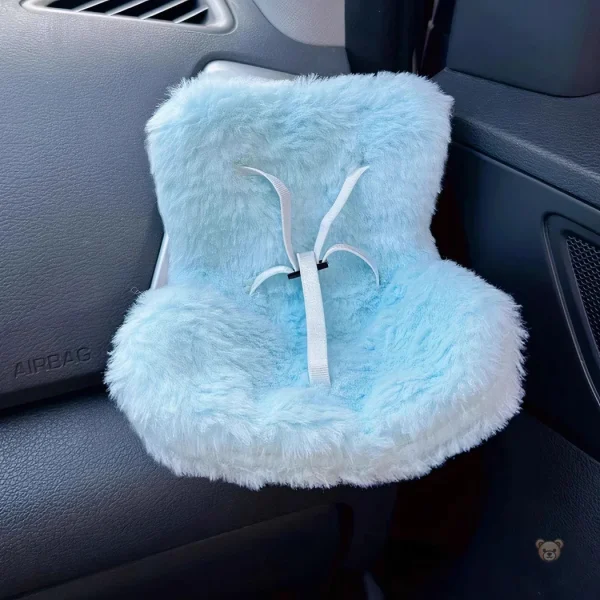 Siège auto peluche Labubu, parfait pour voyages en famille