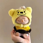 Costume pour peluche Labubu, thème Winnie l'Ourson